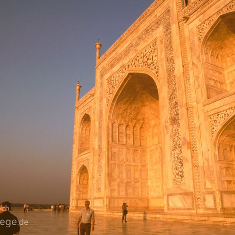 Indien 002 Taj Mahal, Agra, India, Indien