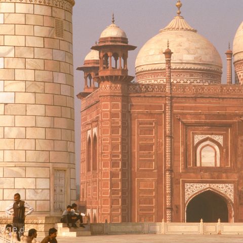 Indien 004 Taj Mahal, Agra, India, Indien