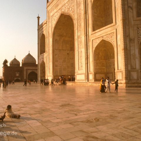 Indien 005 Taj Mahal, Agra, India, Indien