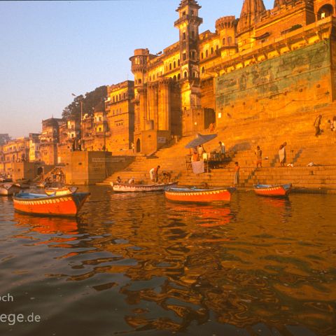 Indien 008 Varanasi - Benares, Ganges, India, Indien
