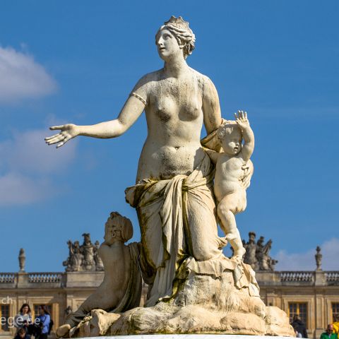 Versailles 006 Schloss Versailles, Latona´s Fountain, Frankreich, France