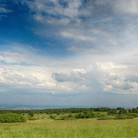 Panorama 3x1 005 Wolkenformation in der Hohen Rhön