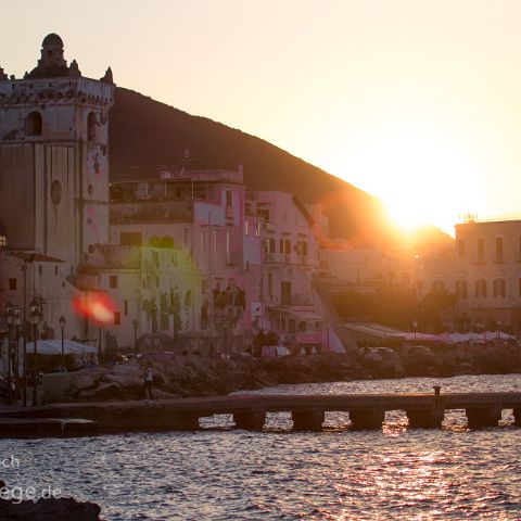 Ischia 010 Sonnenuntergang, Ischia Porto, Ischia, Kampanien, Italien, Italia, Italy