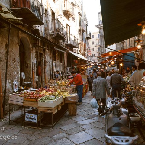 Sizilien 005 Markt, Palermo, Sizilien, Sicily, Sicilia, Italien, Italia, Italy