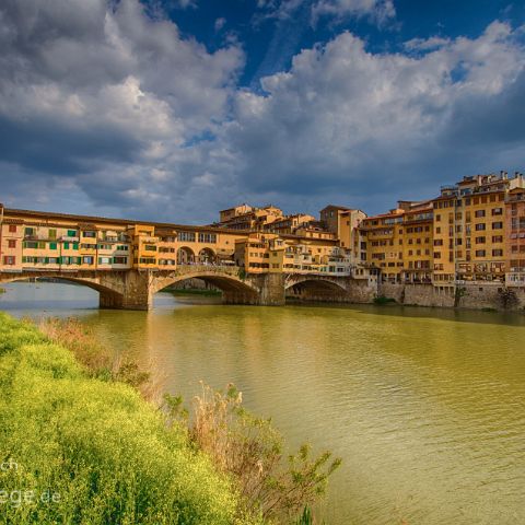 Florenz Pistoia 001 Arnobrücke Ponte Vecchio, Florenz