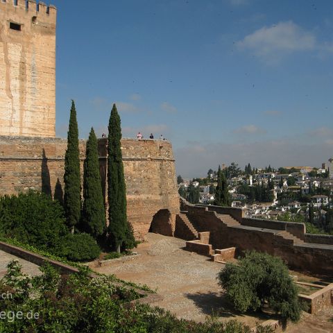 Granada 001 Alcazaba, Alhambra, Granada, Andalusien, Andalusia, Andalucia, Spanien, Espana, Spain